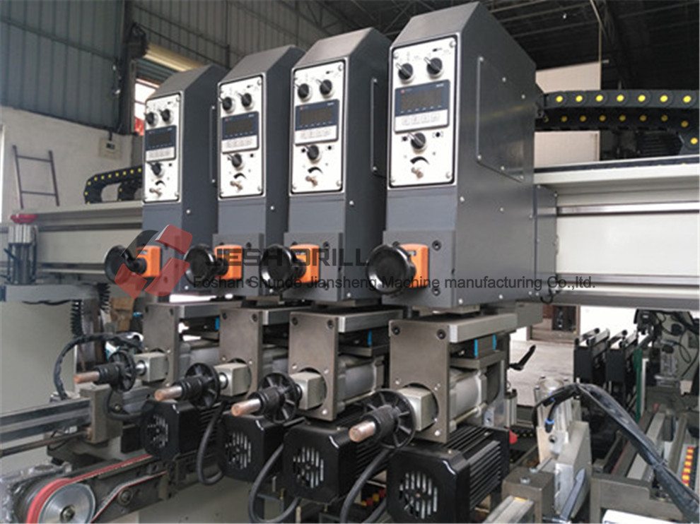 Woodworking ten line boring machine