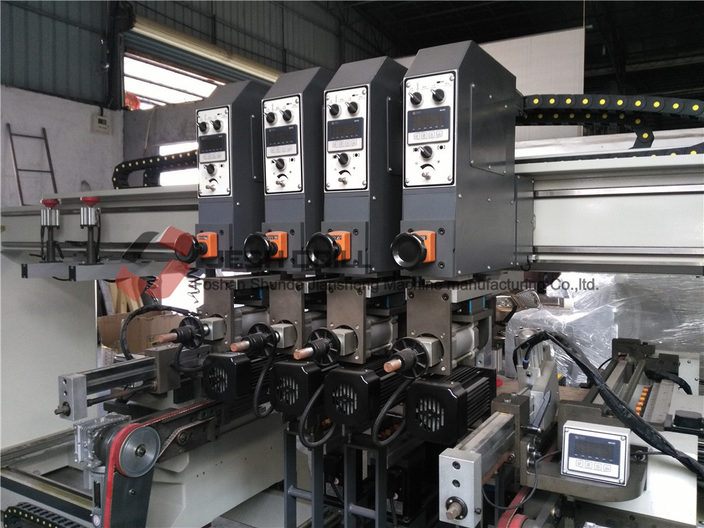 Woodworking ten line boring machine